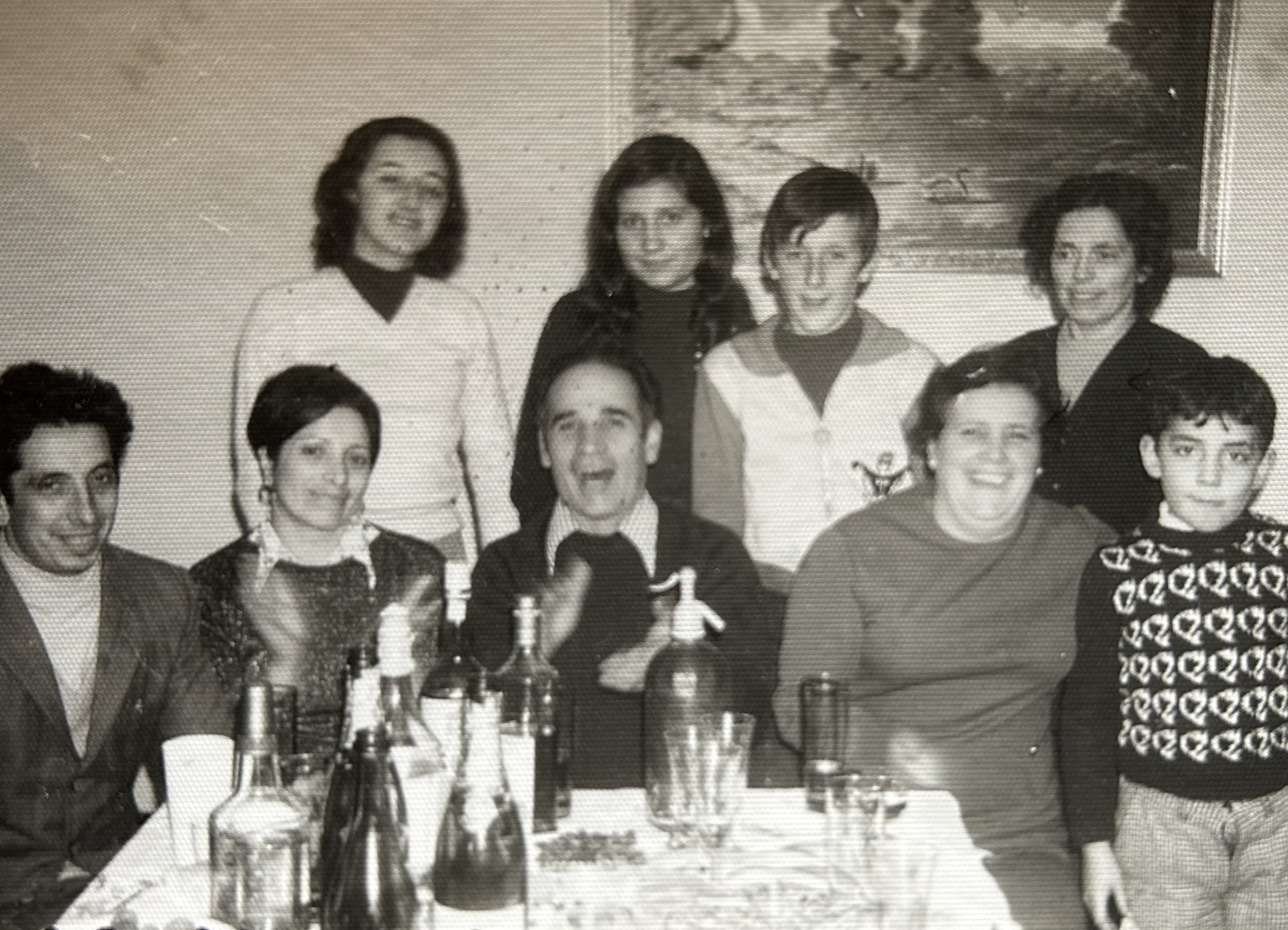 Cena de Navidad Gijón 1971