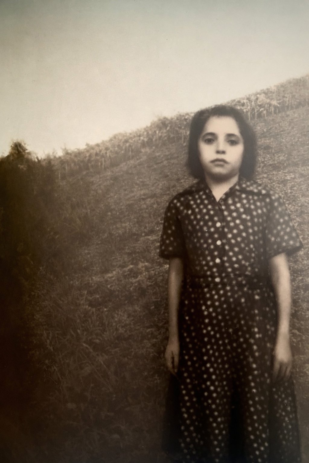 Olguita en Aguanes, años 40